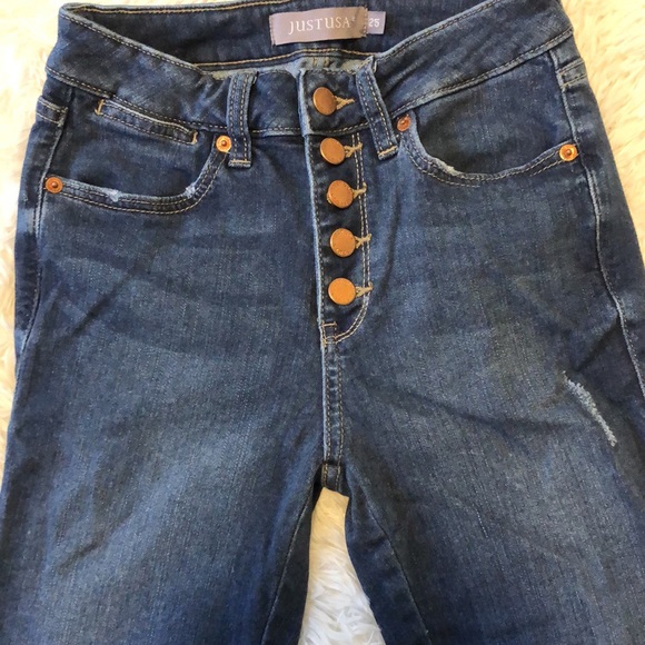 Just USA button fly skinny jeans - Picture 5 of 11